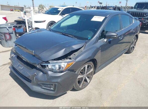4S3GKAL61J3619852 2018 SUBARU IMPREZA Серый Передняя левая четверть