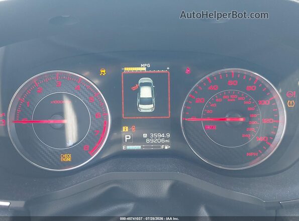 4S3GKAL61J3619852 2018 SUBARU IMPREZA Серый Вид задних сидений
