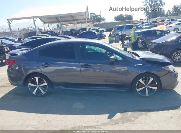 4S3GKAL61J3619852 2018 SUBARU IMPREZA Серый Вид задней части салона