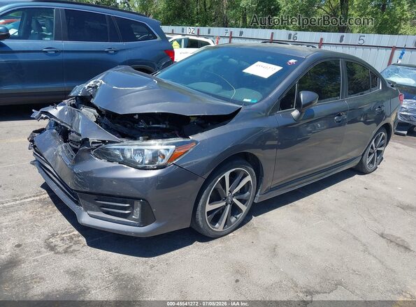 4S3GKAL64P3604982 2023 SUBARU IMPREZA Gray Передня ліва чверть