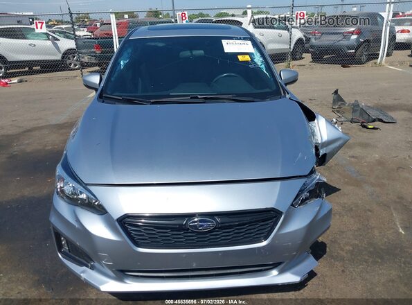 4S3GKAL65H3601512 2017 SUBARU IMPREZA Silver Vista del cuadro de instrumentos