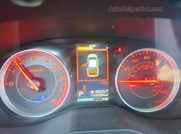 4S3GKAL65H3624465 2017 SUBARU IMPREZA Blue Սարքավորումների վահանակի տեսք