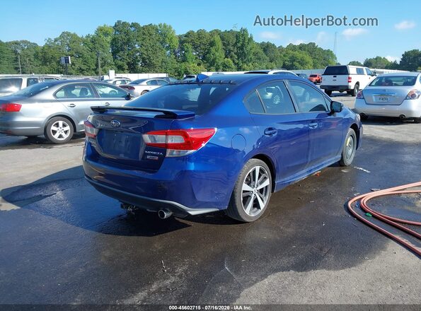 4S3GKAL69J3601969 2018 SUBARU IMPREZA Blue Tył prawy