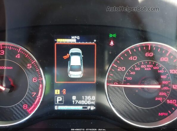 4S3GKAL69J3601969 2018 SUBARU IMPREZA Blue Widok tylnych siedzeń