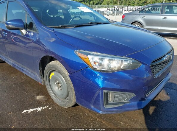 4S3GKAL69J3601969 2018 SUBARU IMPREZA Blue Widok z przodu