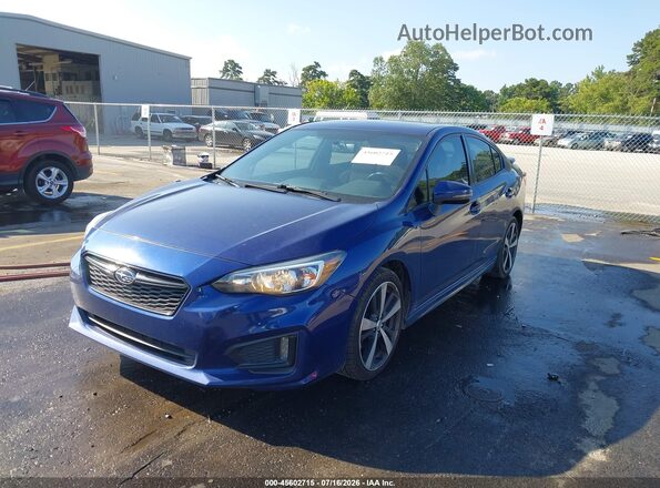 4S3GKAL69J3601969 2018 SUBARU IMPREZA Blue Przód lewy