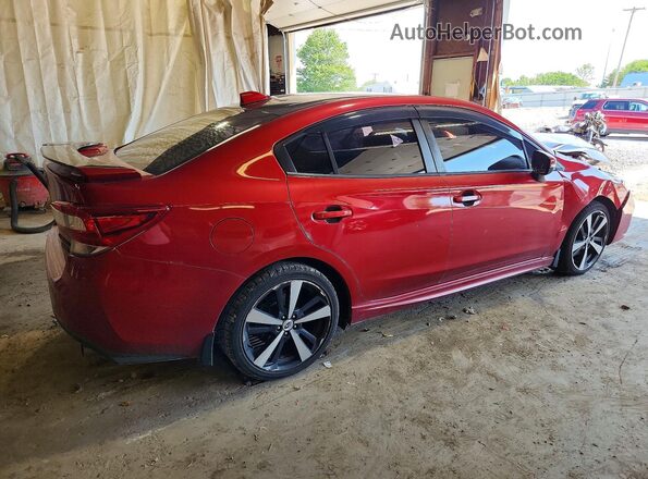 4S3GKAL6XJ3603620 2018 SUBARU IMPREZA Red Rear right