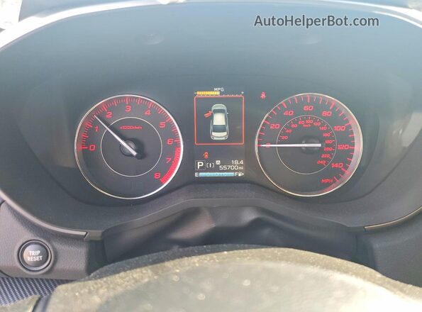 4S3GKAL6XL3602437 2020 SUBARU IMPREZA Silver Սարքավորումների վահանակի տեսք