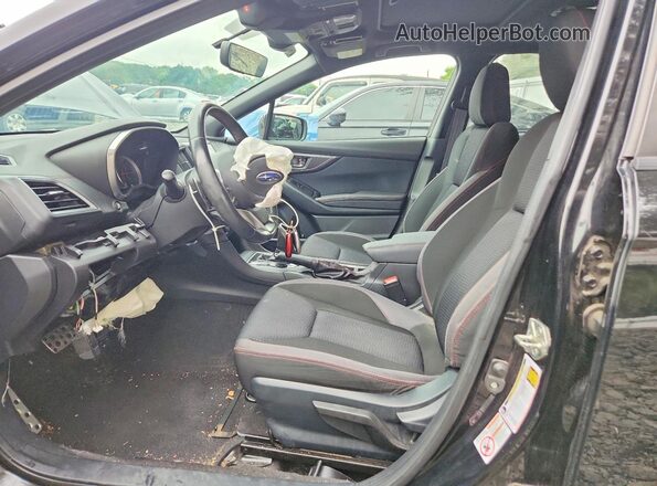 4S3GKAM63K3613843 2019 SUBARU IMPREZA Black Widok wnętrza z przodu