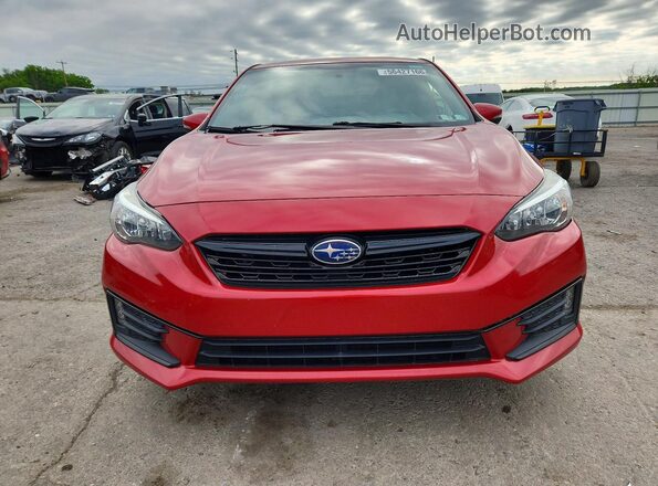 4S3GKAM64M3606872 2021 SUBARU IMPREZA Red Front view