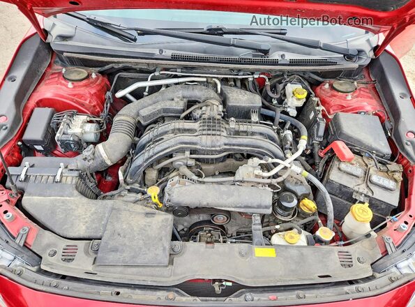 4S3GKAM64M3606872 2021 SUBARU IMPREZA Red Rear interior view
