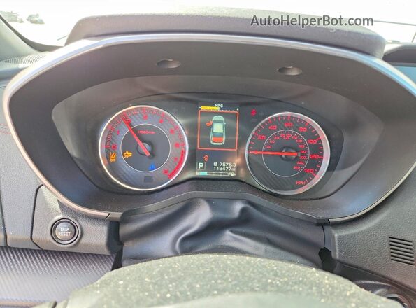 4S3GKAM66H3620696 2017 SUBARU IMPREZA White ხელსაწყოთა პანელის ხედი