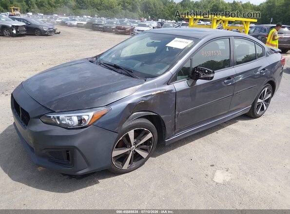 4S3GKAM67H3609027 2017 SUBARU IMPREZA Gray Передня ліва чверть