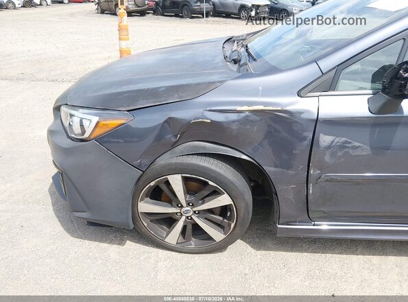 4S3GKAM67H3609027 2017 SUBARU IMPREZA Gray Вид спереду