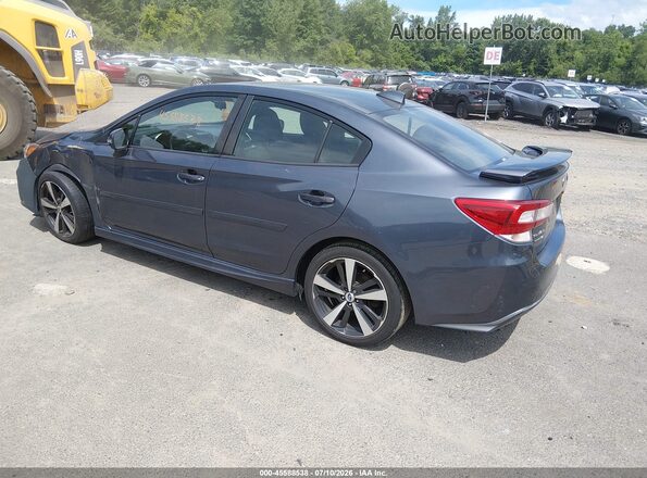 4S3GKAM67H3609027 2017 SUBARU IMPREZA Gray Задня ліва чверть