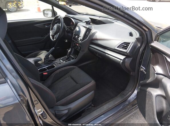 4S3GKAM67H3609027 2017 SUBARU IMPREZA Gray Вид салону спереду