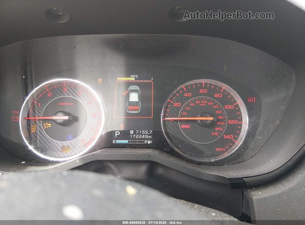4S3GKAM67H3609027 2017 SUBARU IMPREZA Gray Вид задніх сидінь