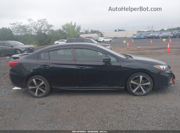 4S3GKAM67H3618875 2017 SUBARU IMPREZA Black Սալոնի հետևի տեսք