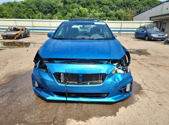 4S3GKAM67H3626863 2017 SUBARU IMPREZA Blue Widok z przodu