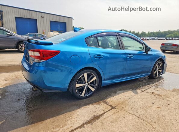 4S3GKAM67H3626863 2017 SUBARU IMPREZA Blue Tył prawy