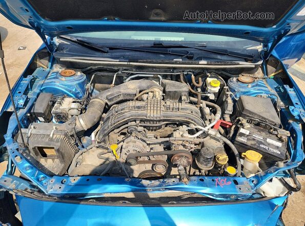 4S3GKAM67H3626863 2017 SUBARU IMPREZA Blue Widok wnętrza z tyłu