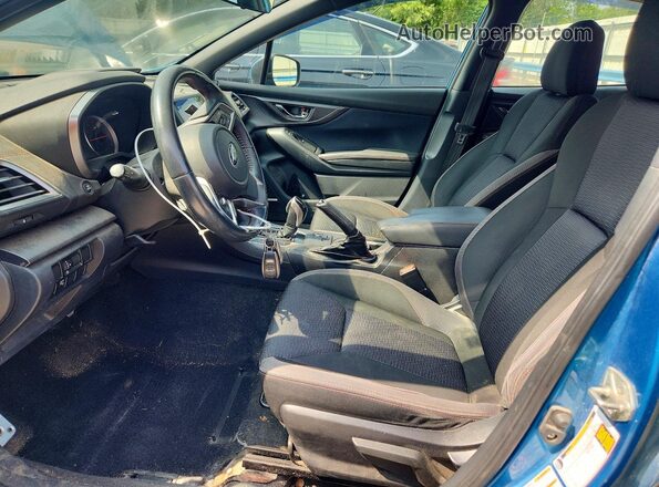4S3GKAM67H3626863 2017 SUBARU IMPREZA Blue Widok wnętrza z przodu