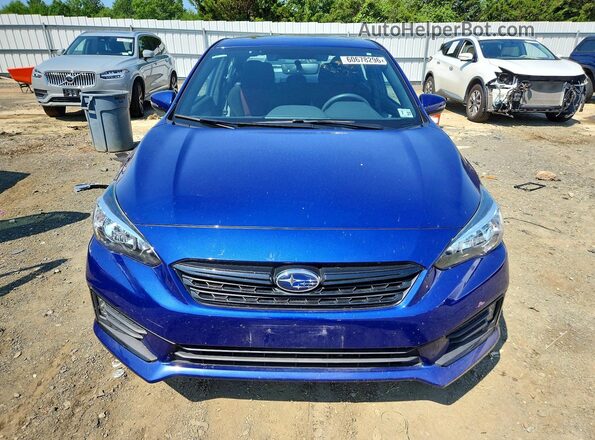 4S3GKAM68N3609999 2022 SUBARU IMPREZA Blue Vista frontal