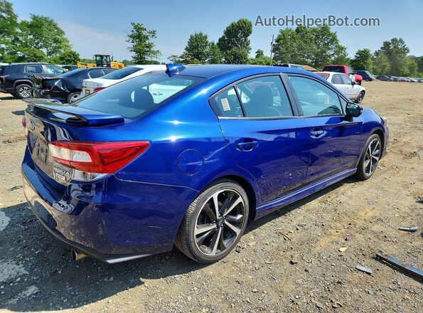 4S3GKAM68N3609999 2022 SUBARU IMPREZA Blue Trasero derecho