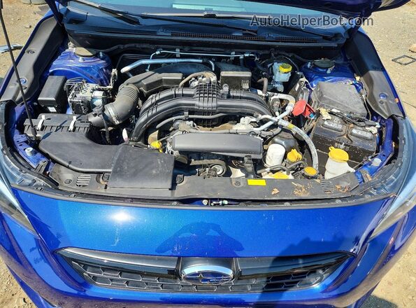 4S3GKAM68N3609999 2022 SUBARU IMPREZA Blue Vista interior trasera