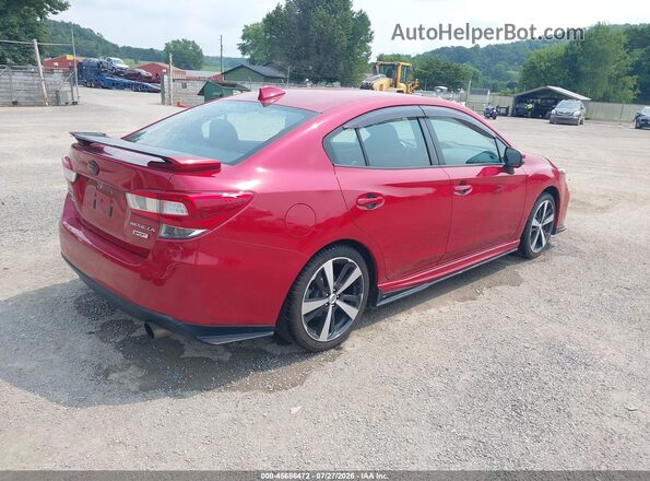 4S3GKAM69J3601551 2018 SUBARU IMPREZA Red Հետևի աջ