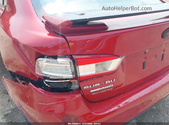 4S3GKAM69J3601551 2018 SUBARU IMPREZA Red 