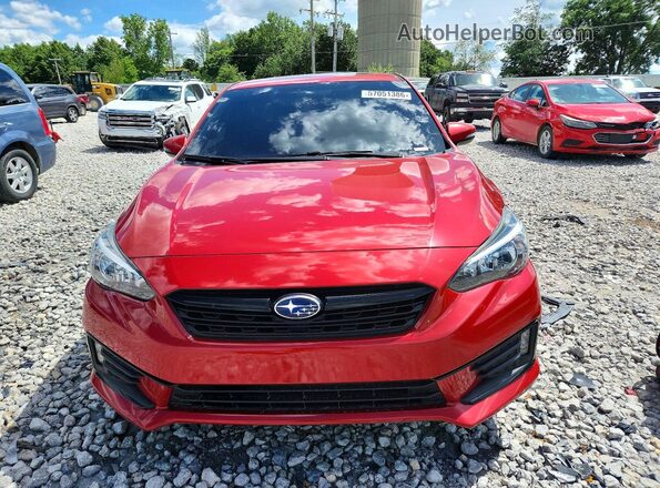 4S3GKAM69L3608521 2020 SUBARU IMPREZA Красный Вид спереди