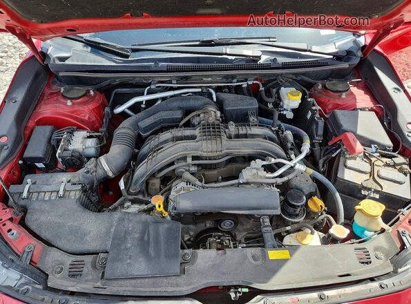 4S3GKAM69L3608521 2020 SUBARU IMPREZA Красный Вид задней части салона