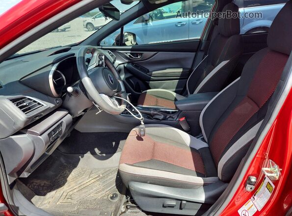 4S3GKAM69L3608521 2020 SUBARU IMPREZA Красный Вид салона спереди