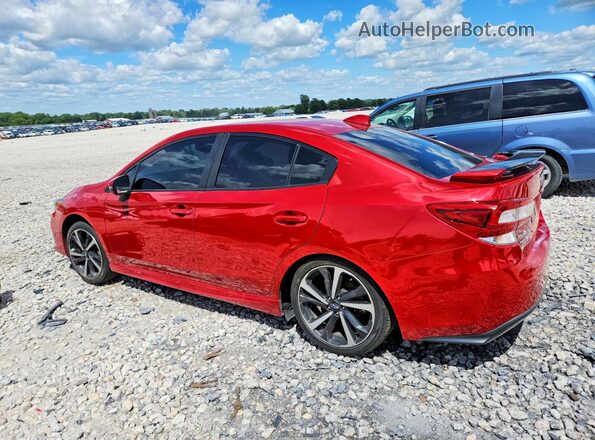 4S3GKAM69L3608521 2020 SUBARU IMPREZA Красный Задняя левая четверть