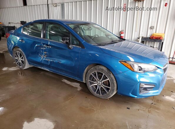 4S3GKAT64H3629091 2017 SUBARU IMPREZA Blue Передня права чверть