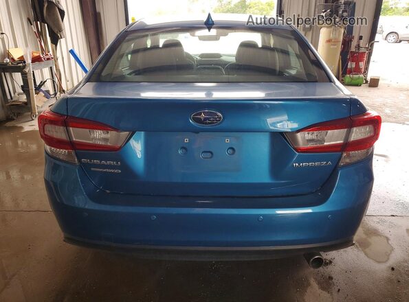 4S3GKAT64H3629091 2017 SUBARU IMPREZA Blue Вид ззаду