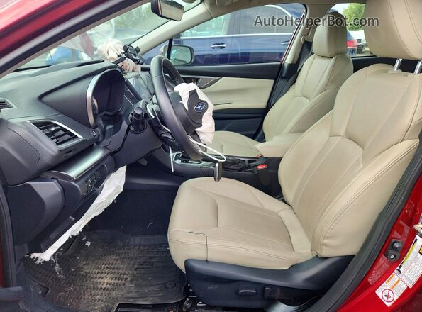 4S3GKAT69L3604857 2020 SUBARU IMPREZA Red Widok wnętrza z przodu