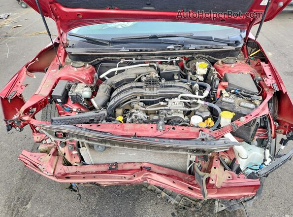 4S3GKAT69L3604857 2020 SUBARU IMPREZA Red Widok wnętrza z tyłu