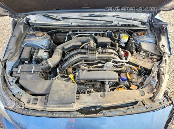 4S3GKAU64J3611338 2018 SUBARU IMPREZA Blue Вид задньої частини салону