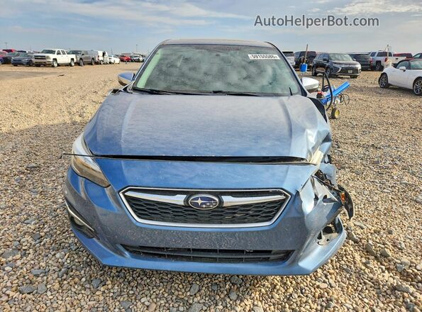 4S3GKAU64J3611338 2018 SUBARU IMPREZA Blue Вид спереду