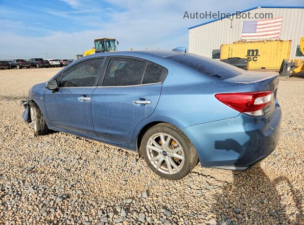 4S3GKAU64J3611338 2018 SUBARU IMPREZA Blue Задня ліва чверть