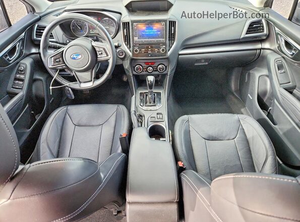 4S3GKAU64J3611338 2018 SUBARU IMPREZA Blue Вид панелі приладів