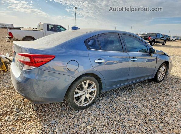 4S3GKAU64J3611338 2018 SUBARU IMPREZA Blue Задня права чверть