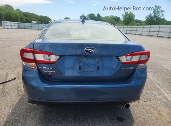 4S3GKAU66J3611115 2018 SUBARU IMPREZA Blue უკანა ხედი