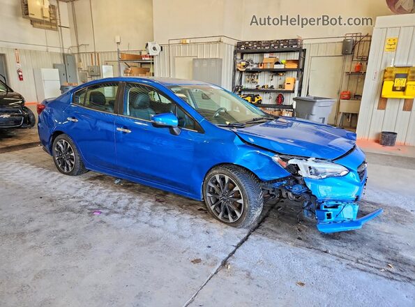 4S3GKAU68L3610664 2020 SUBARU IMPREZA Синий Передняя правая четверть