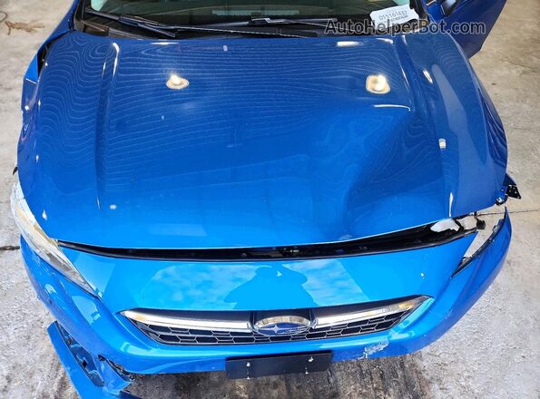 4S3GKAU68L3610664 2020 SUBARU IMPREZA Синий Вид задней части салона