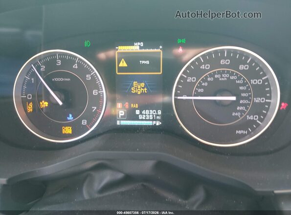 4S3GKAU69H3628274 2017 SUBARU IMPREZA Silver Vista de los asientos traseros