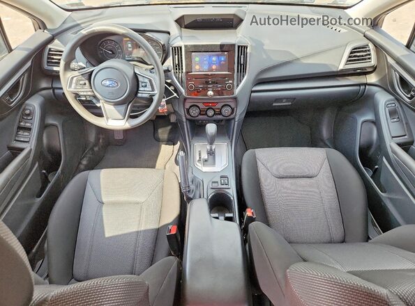 4S3GKAV62N3611116 2022 SUBARU IMPREZA Silver Առջևի վահանակի տեսք
