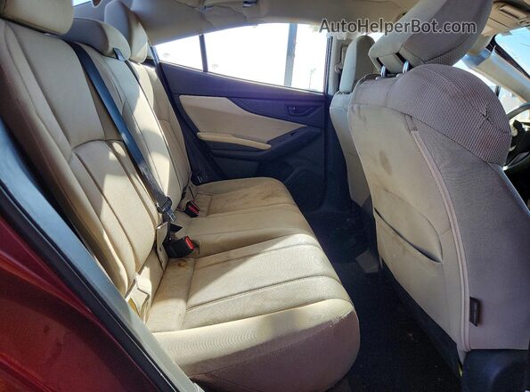 4S3GKAV62P3602001 2023 SUBARU IMPREZA Red უკანა სავარძლების ხედი